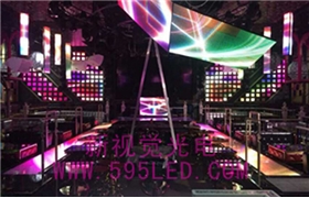 演藝吧異形全彩LED顯示屏